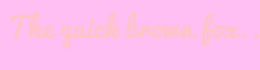 Image with Font Color FFC4C4 and Background Color FFBFF2